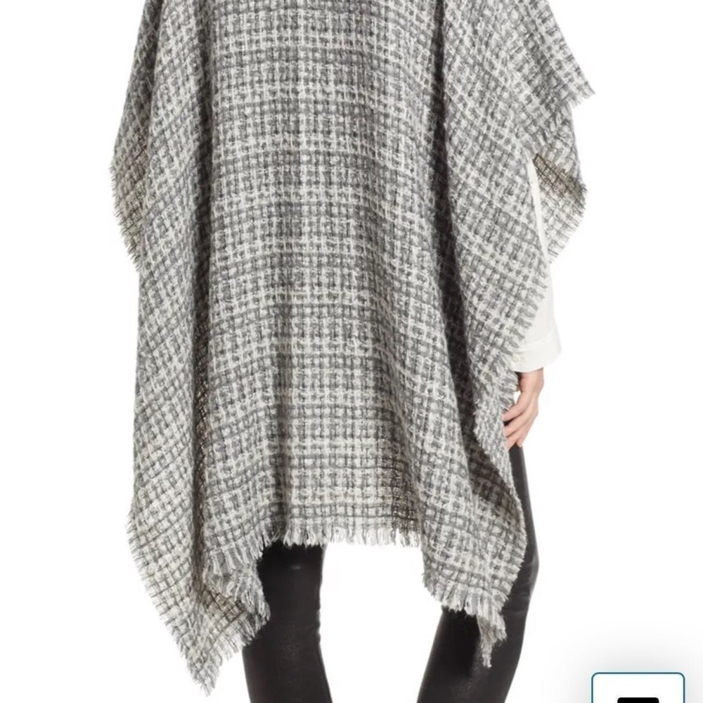 Metallic Tweed Ruana ECHO - Picture 2 of 2